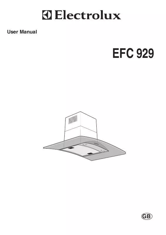 Mode d'emploi AEG-ELECTROLUX EFC929X/KO