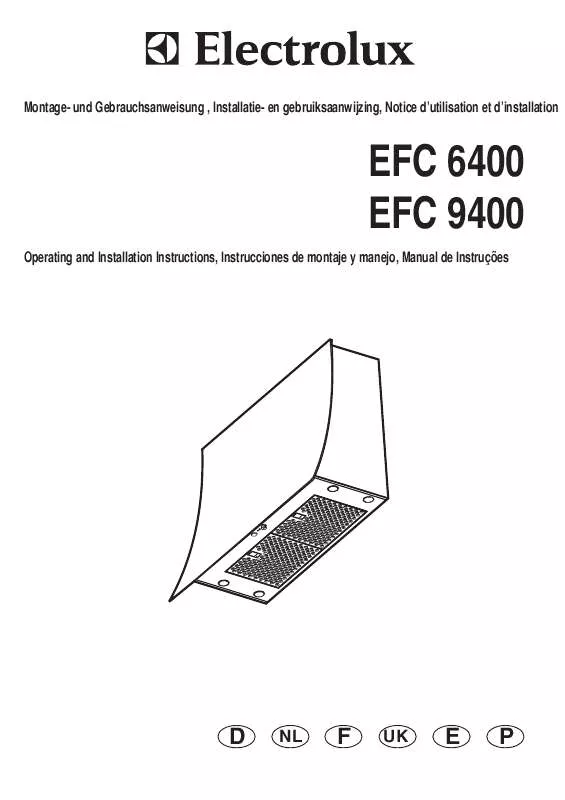 Mode d'emploi AEG-ELECTROLUX EFC9400U