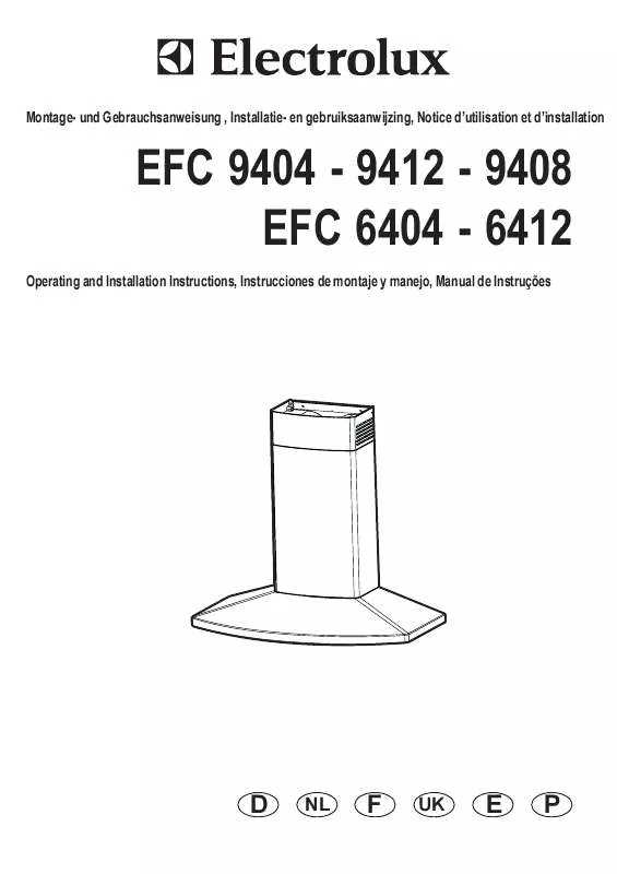 Mode d'emploi AEG-ELECTROLUX EFC9404X