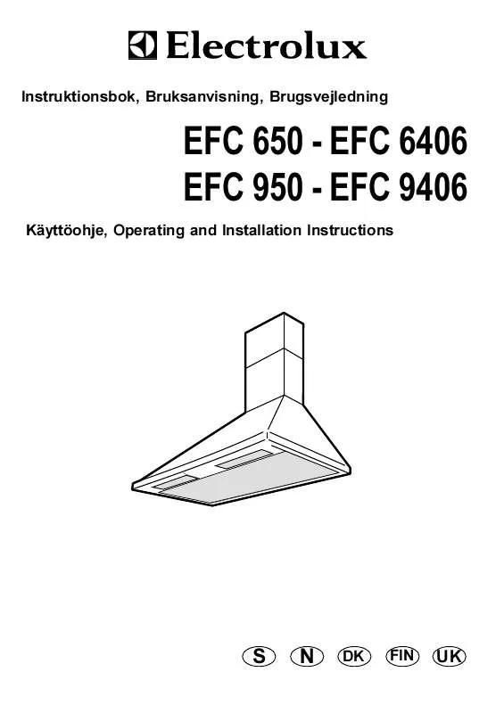 Mode d'emploi AEG-ELECTROLUX EFC9406X/S