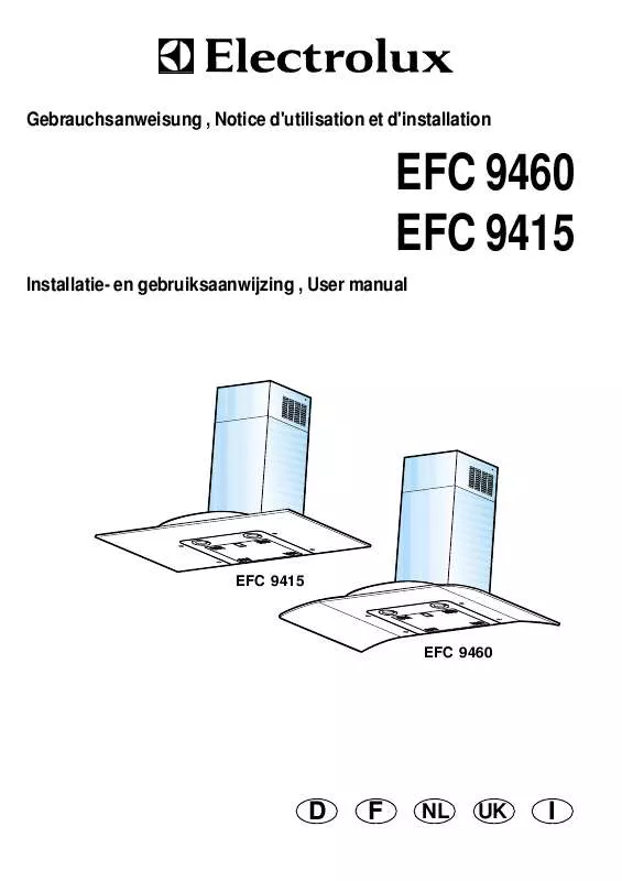 Mode d'emploi AEG-ELECTROLUX EFC9415X/CH