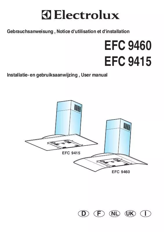 Mode d'emploi AEG-ELECTROLUX EFC9415X-CH