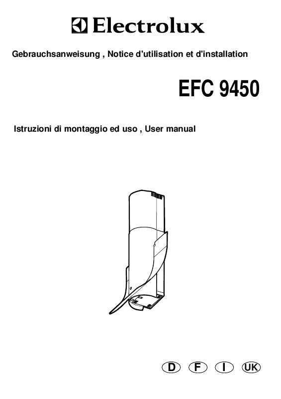 Mode d'emploi AEG-ELECTROLUX EFC9450X-CH