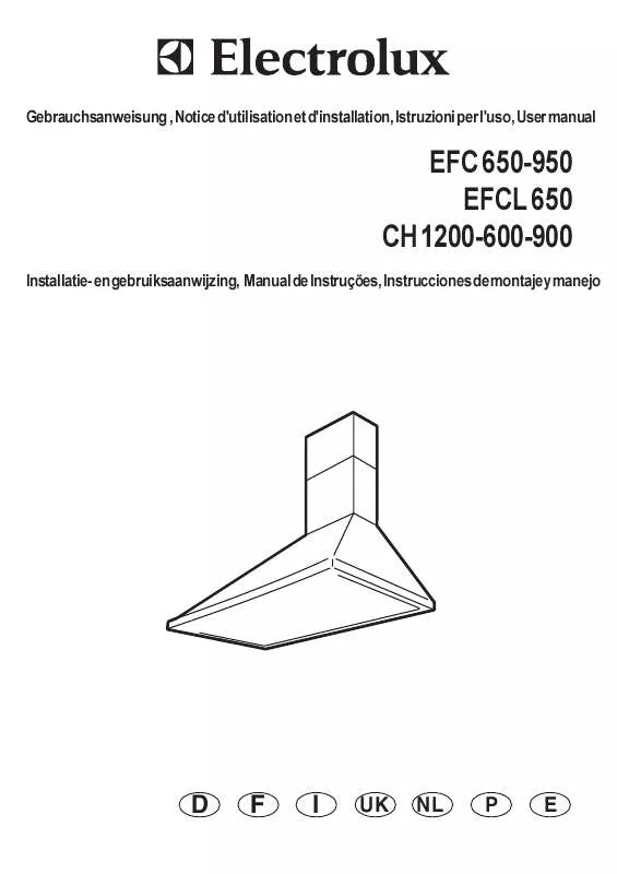 Mode d'emploi AEG-ELECTROLUX EFC950X/EU