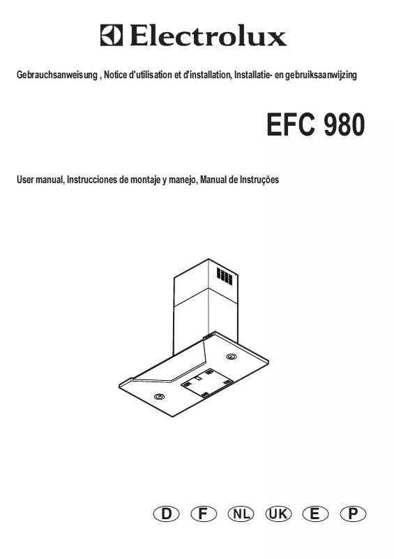 Mode d'emploi AEG-ELECTROLUX EFC980X-EU