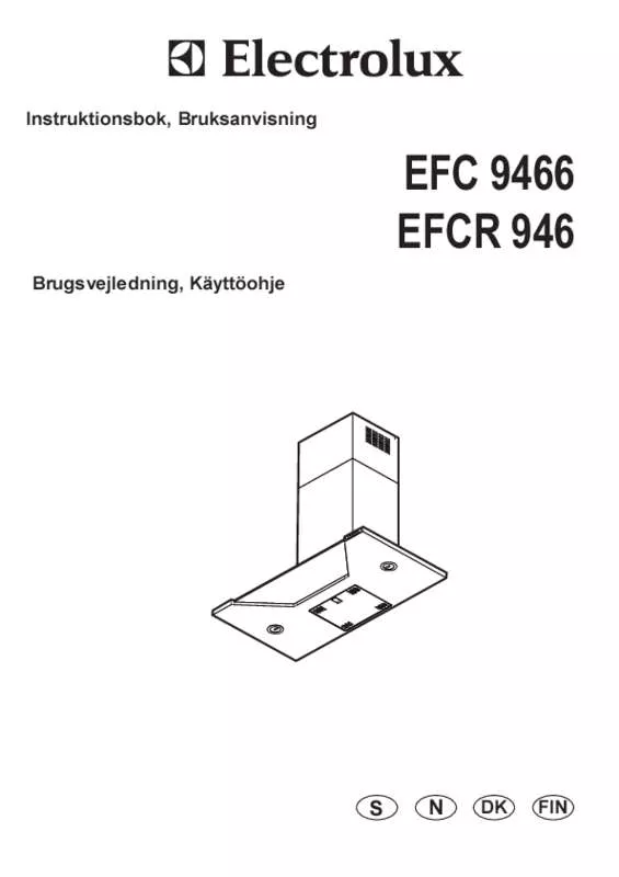 Mode d'emploi AEG-ELECTROLUX EFCR946X