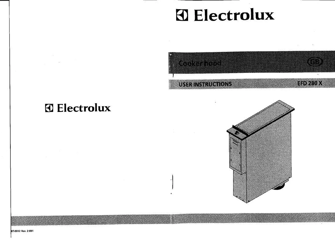 Mode d'emploi AEG-ELECTROLUX EFD280X