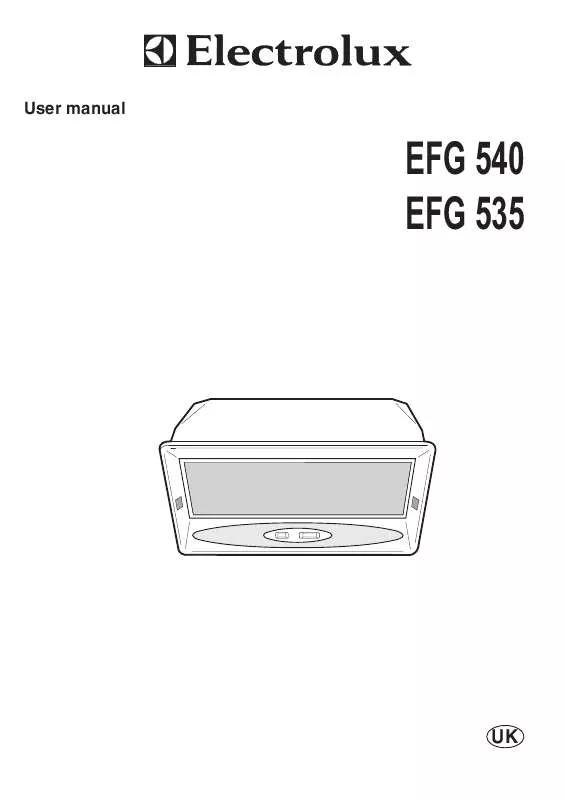 Mode d'emploi AEG-ELECTROLUX EFG 535