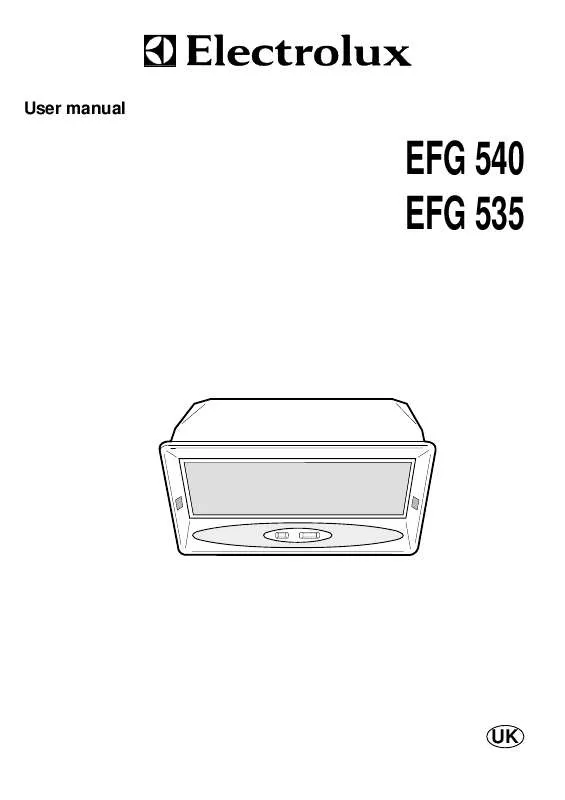 Mode d'emploi AEG-ELECTROLUX EFG535G/GB