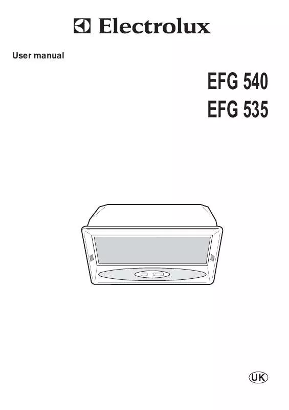 Mode d'emploi AEG-ELECTROLUX EFG535G-GB