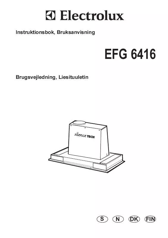Mode d'emploi AEG-ELECTROLUX EFG6416S