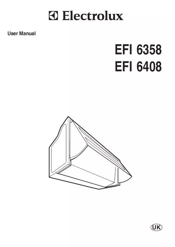 Mode d'emploi AEG-ELECTROLUX EFI6358G