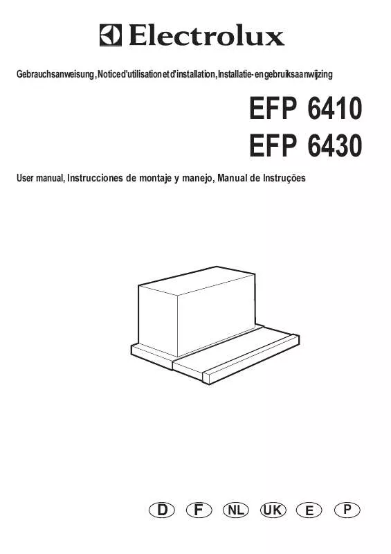 Mode d'emploi AEG-ELECTROLUX EFP6410X