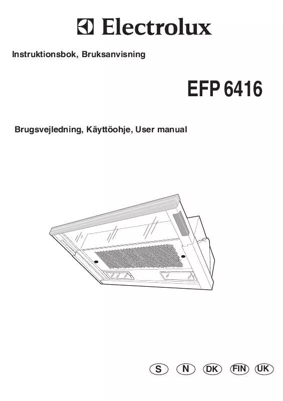 Mode d'emploi AEG-ELECTROLUX EFP6416/S