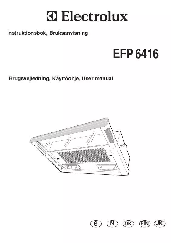 Mode d'emploi AEG-ELECTROLUX EFP6416-S