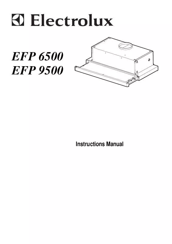 Mode d'emploi AEG-ELECTROLUX EFP9500X/A