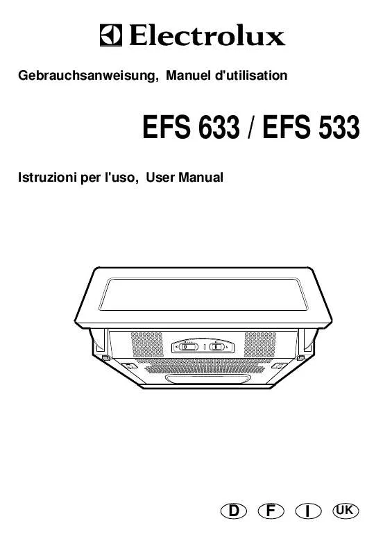 Mode d'emploi AEG-ELECTROLUX EFS533-CH