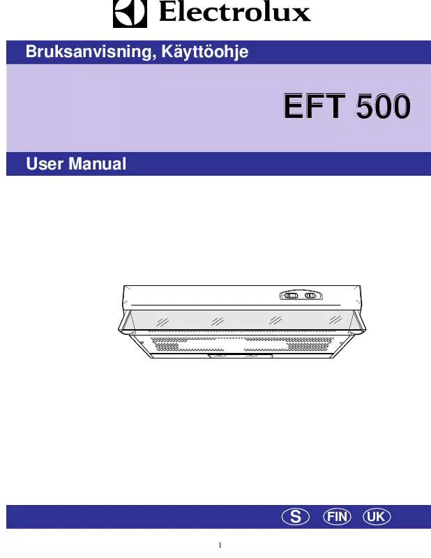 Mode d'emploi AEG-ELECTROLUX EFT500