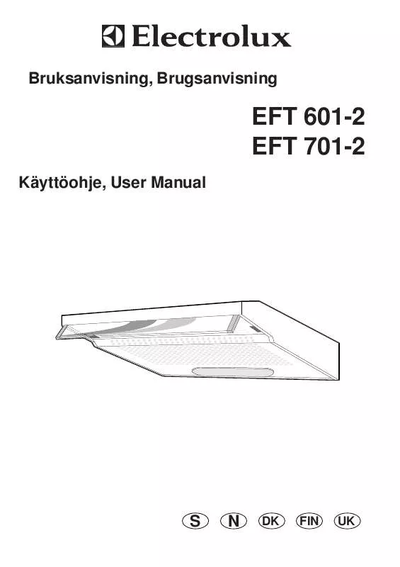 Mode d'emploi AEG-ELECTROLUX EFT601/2