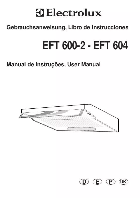 Mode d'emploi AEG-ELECTROLUX EFT604X-A