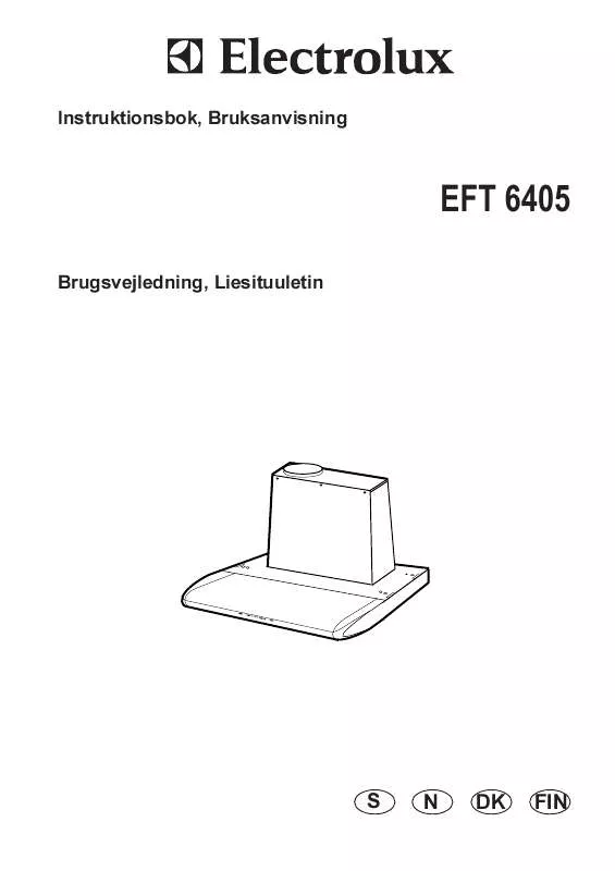 Mode d'emploi AEG-ELECTROLUX EFT6405