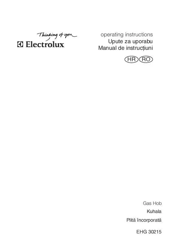 Mode d'emploi AEG-ELECTROLUX EHG30215X