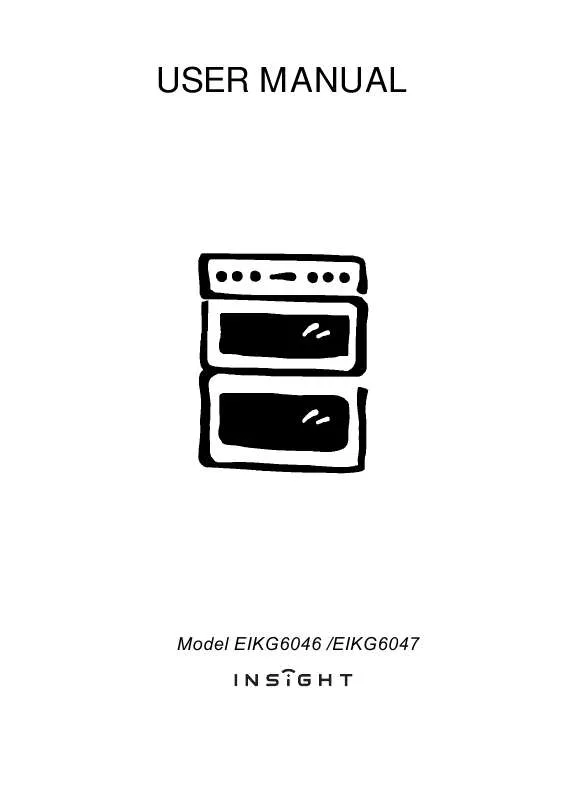 Mode d'emploi AEG-ELECTROLUX EIKG6046KN