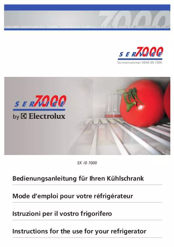 Mode d'emploi AEG-ELECTROLUX EK107000LISW