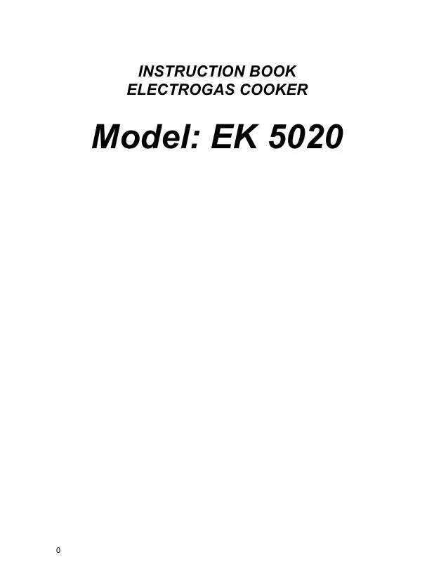 Mode d'emploi AEG-ELECTROLUX EK5020