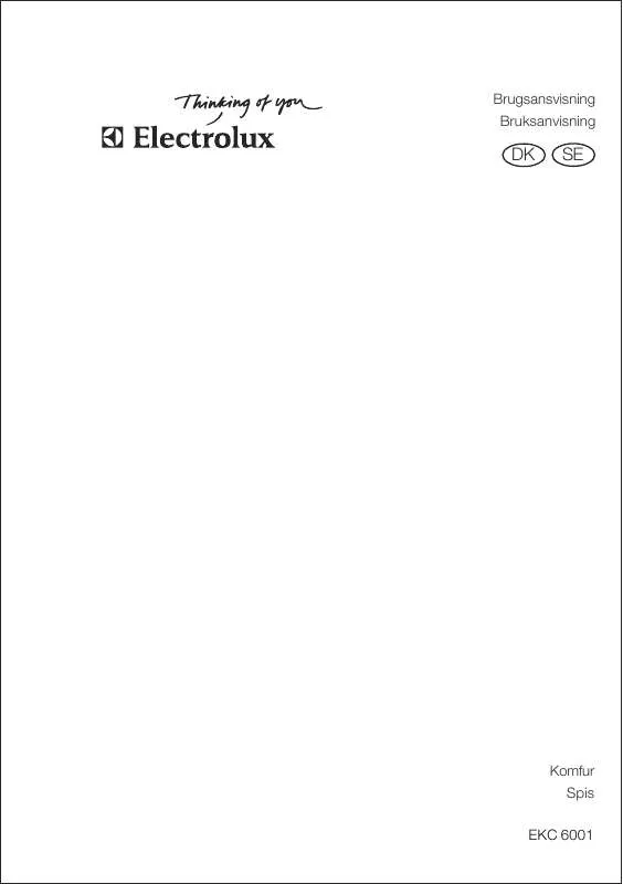 Mode d'emploi AEG-ELECTROLUX EKC6001
