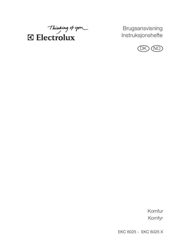 Mode d'emploi AEG-ELECTROLUX EKC6025