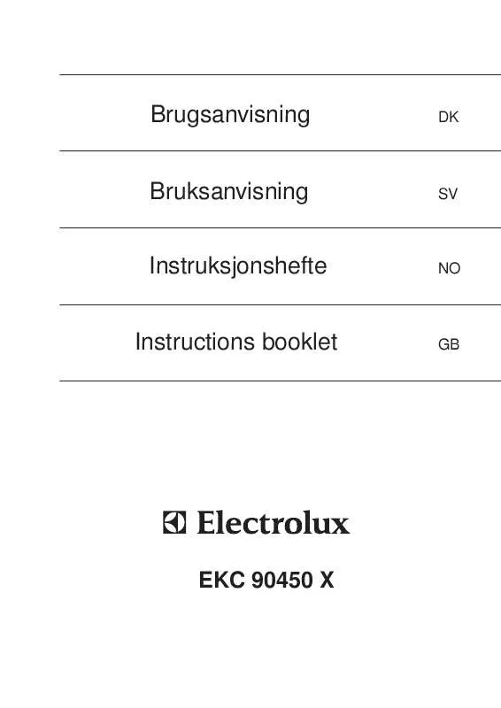 Mode d'emploi AEG-ELECTROLUX EKC90450X