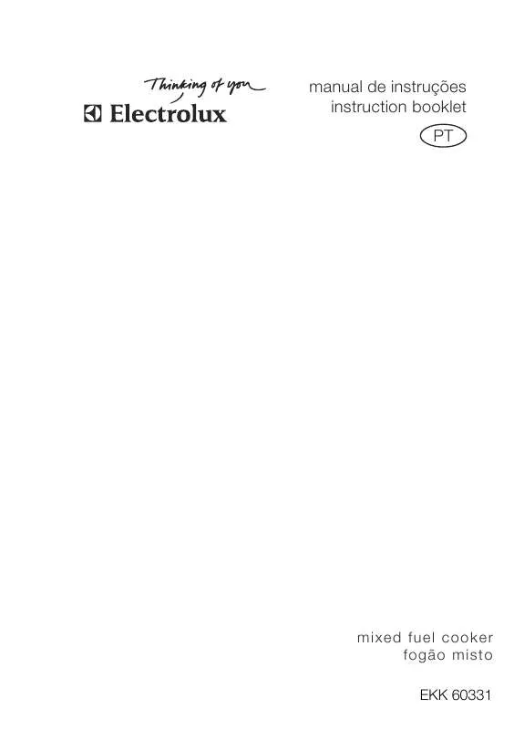 Mode d'emploi AEG-ELECTROLUX EKK60331