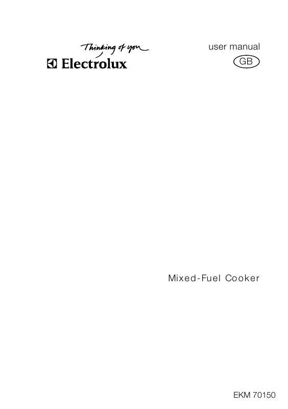 Mode d'emploi AEG-ELECTROLUX EKM70150X