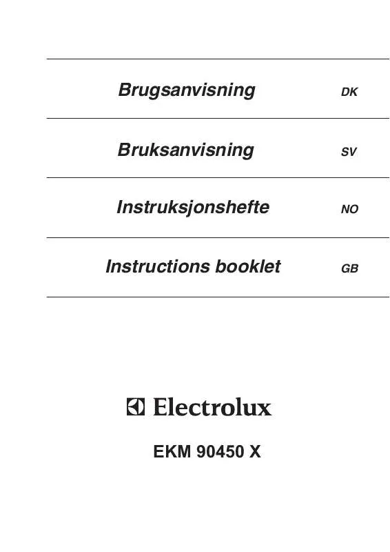 Mode d'emploi AEG-ELECTROLUX EKM90450X