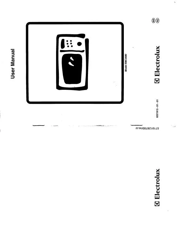 Mode d'emploi AEG-ELECTROLUX EMC3080U