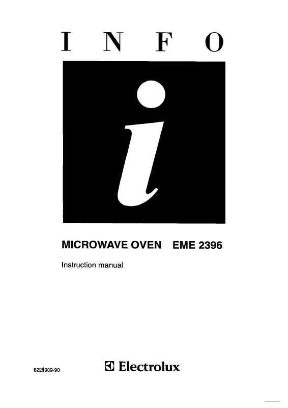 Mode d'emploi AEG-ELECTROLUX EME2396S