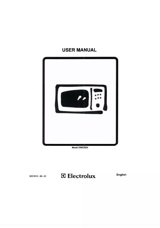 Mode d'emploi AEG-ELECTROLUX EME2620