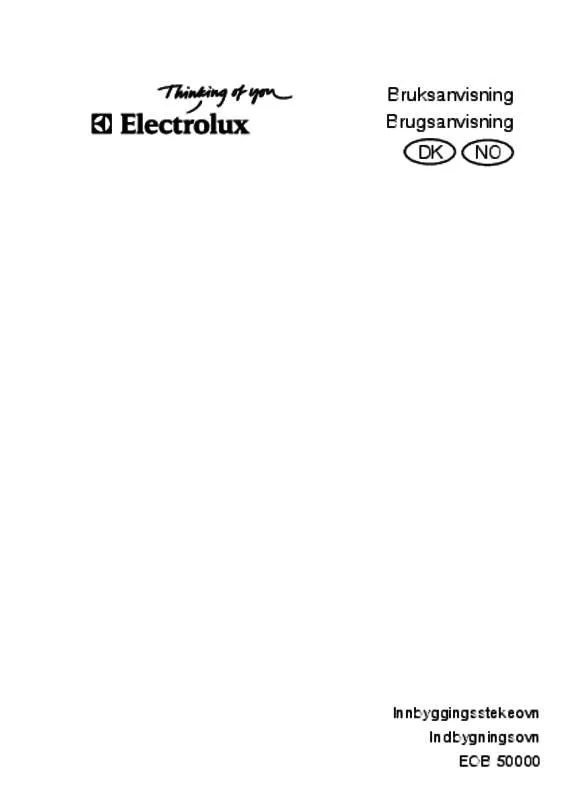 Mode d'emploi AEG-ELECTROLUX EOB50000X
