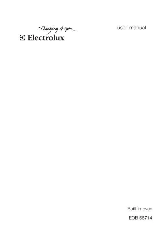 Mode d'emploi AEG-ELECTROLUX EOB66714X