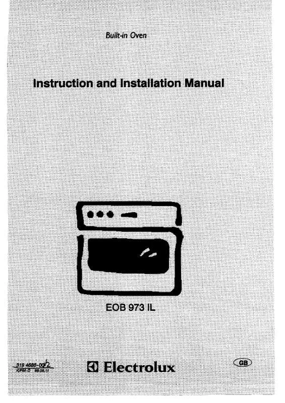 Mode d'emploi AEG-ELECTROLUX EOB973IL-K