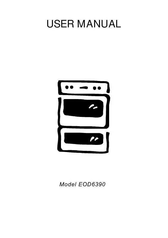 Mode d'emploi AEG-ELECTROLUX EOD6390X