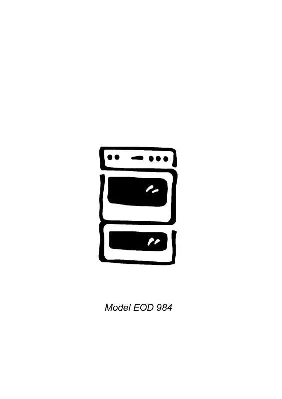 Mode d'emploi AEG-ELECTROLUX EOD984W