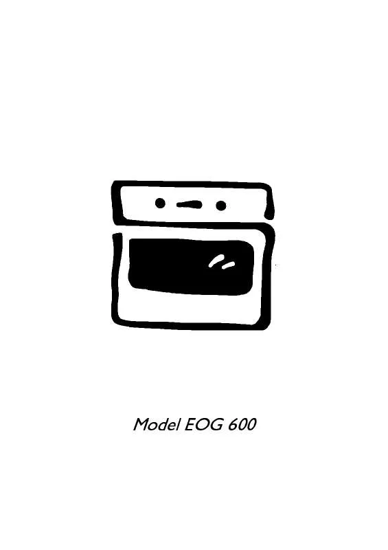 Mode d'emploi AEG-ELECTROLUX EOG600BL