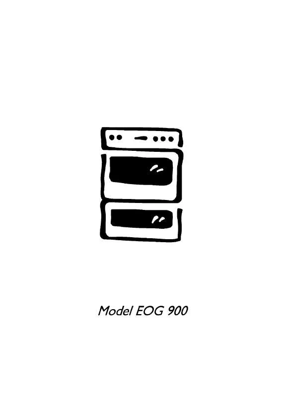 Mode d'emploi AEG-ELECTROLUX EOG900BL