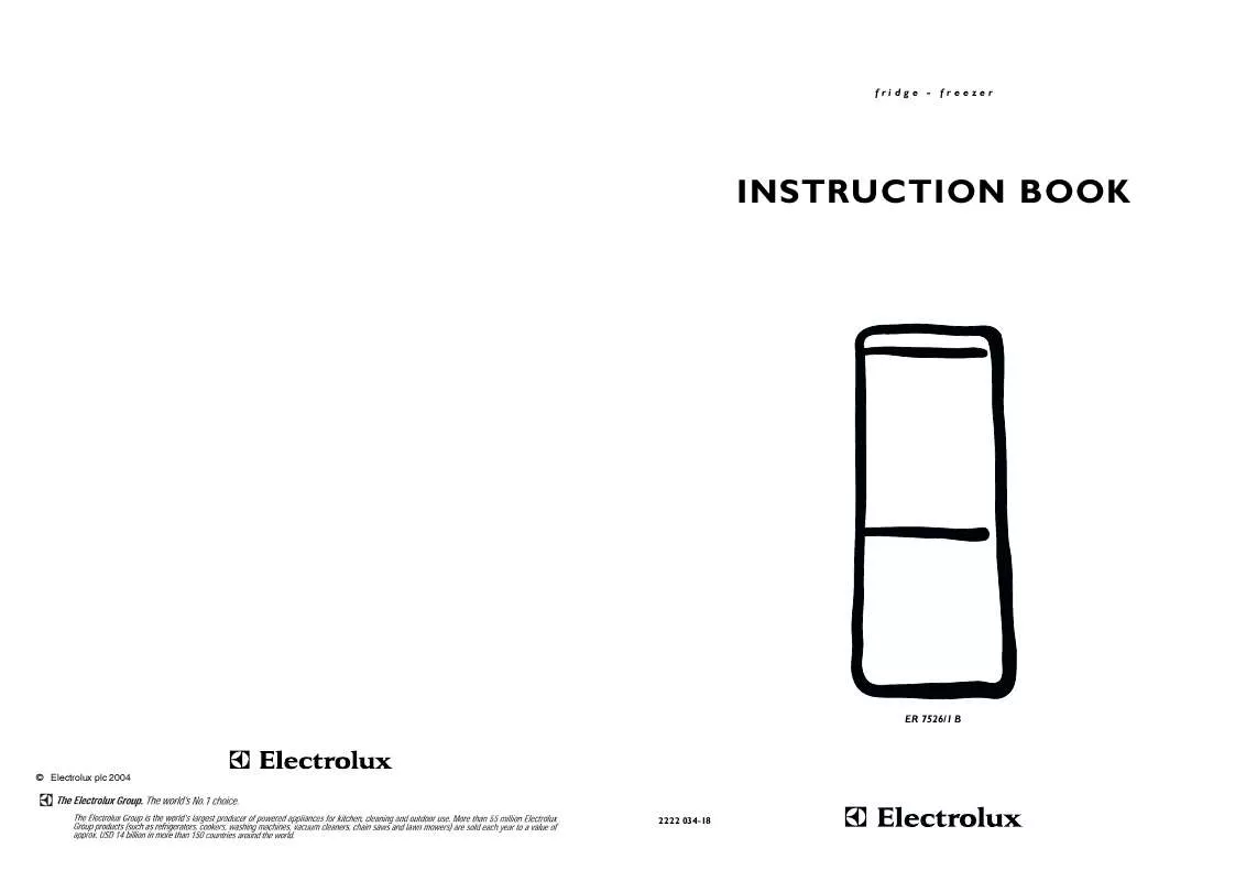 Mode d'emploi AEG-ELECTROLUX ER7526/1B