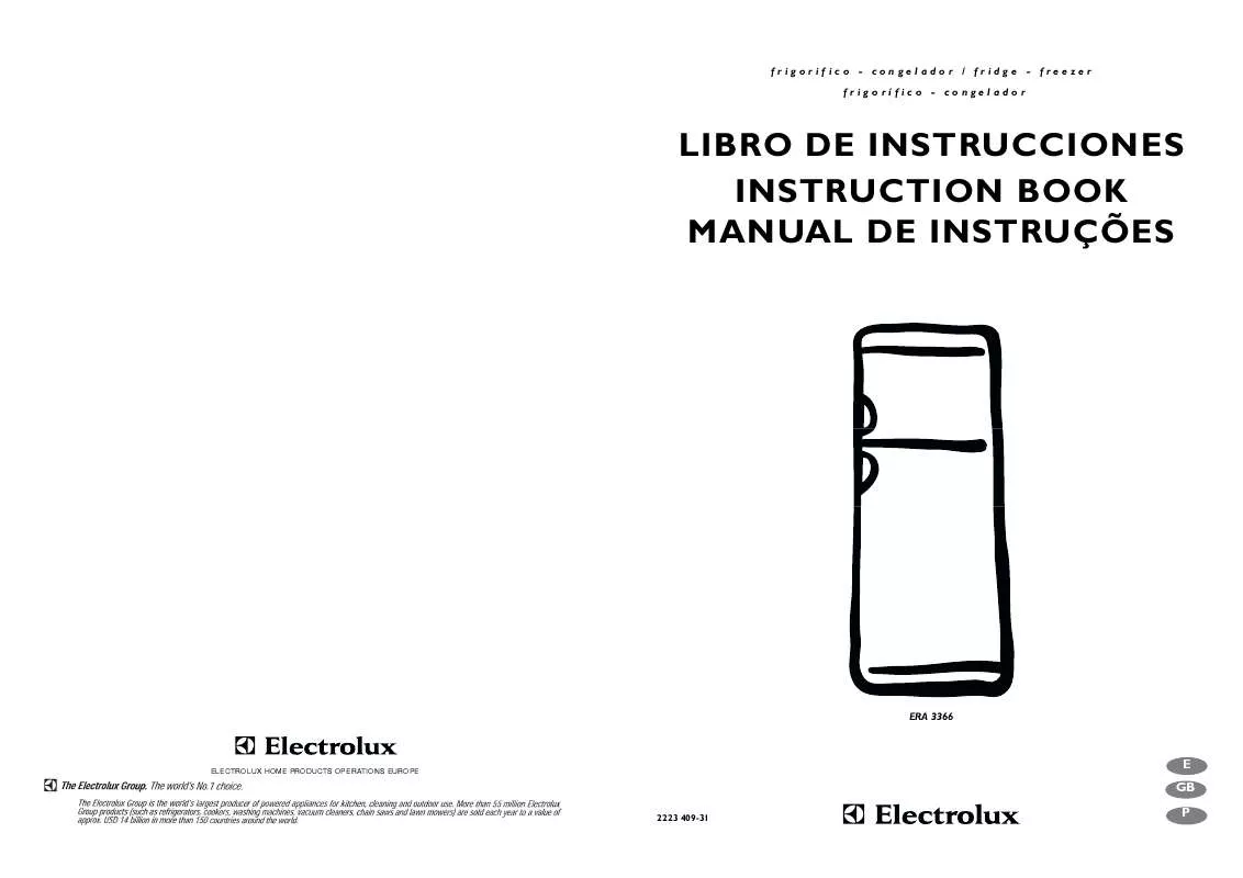 Mode d'emploi AEG-ELECTROLUX ERA3366