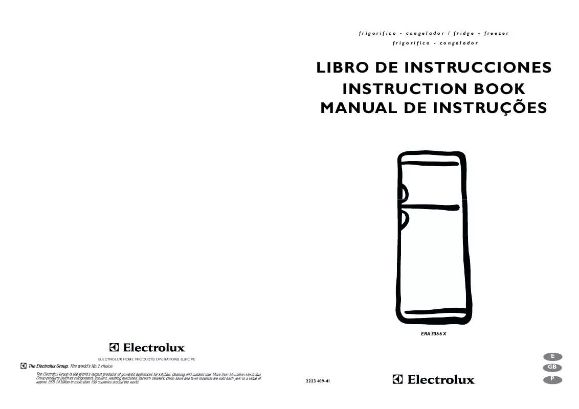 Mode d'emploi AEG-ELECTROLUX ERA3366X