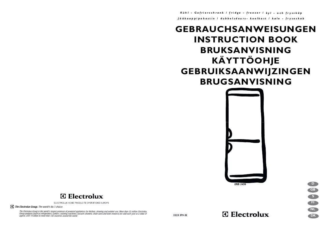 Mode d'emploi AEG-ELECTROLUX ERB2436