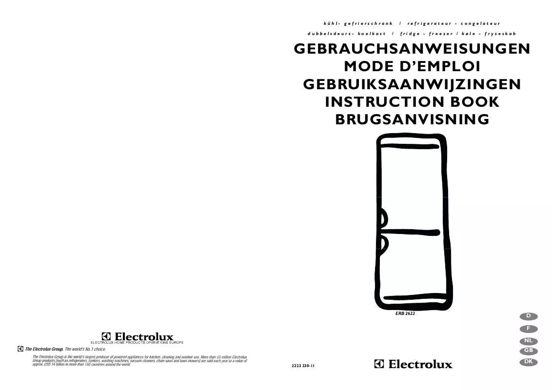 Mode d'emploi AEG-ELECTROLUX ERB2622